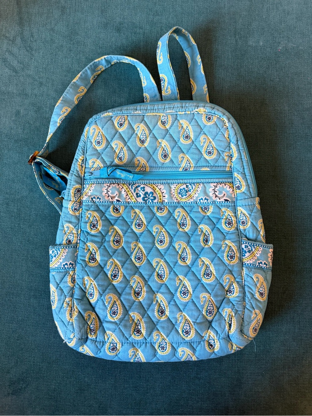 Vera Bradley Small Backpack- Bermuda  Blue